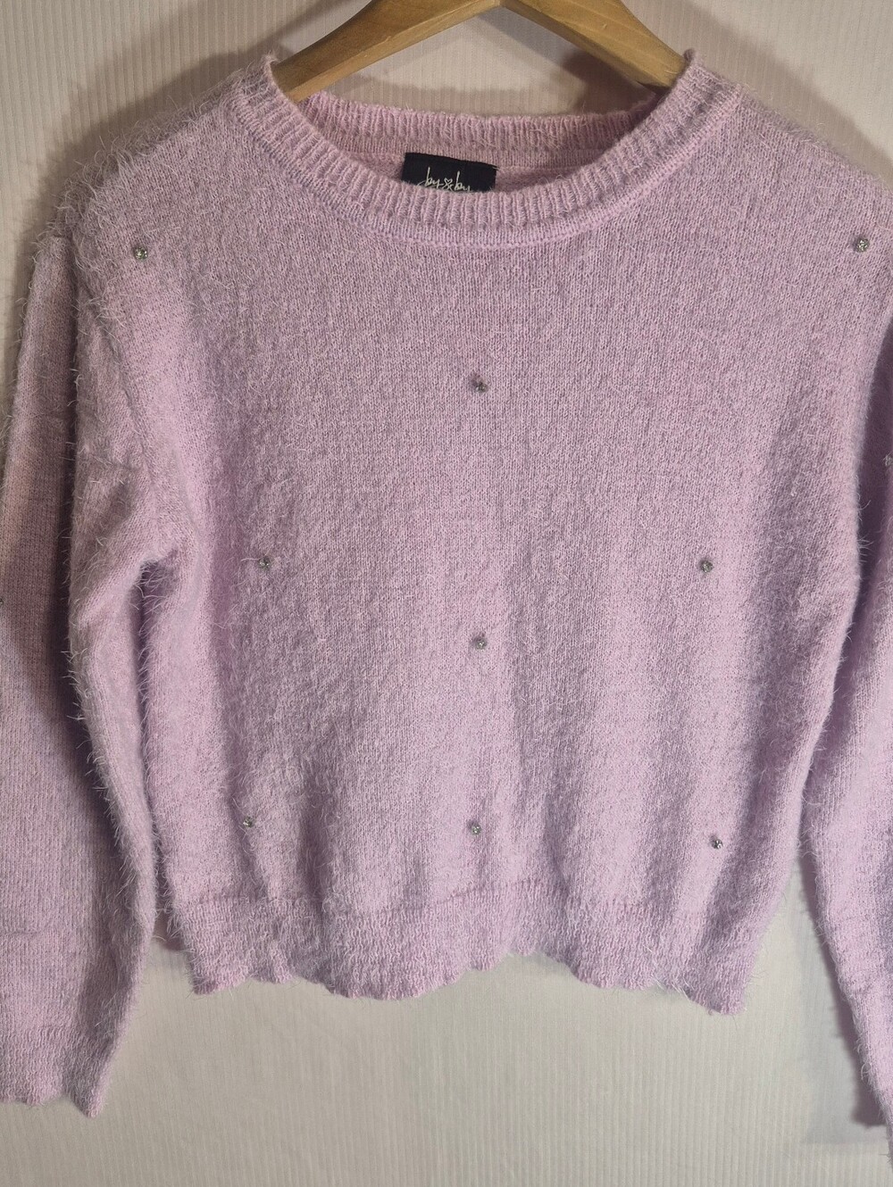 By & By Girl Lavender Pullover Sweater